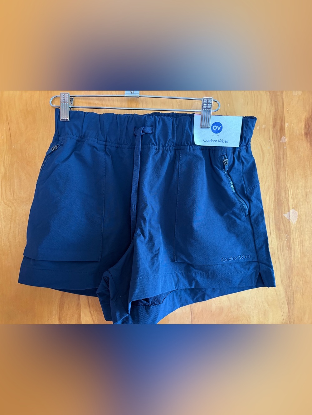 Outdoor Voices Navy Performance Training Shorts